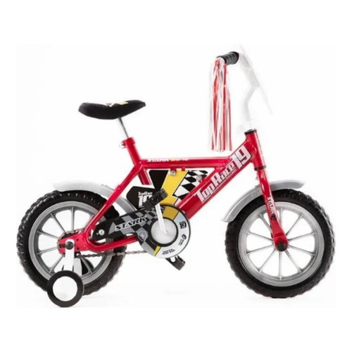 Bicicleta Rodado 12 Stark Top Race 6056 Nene + Rueditas Color Rojo