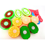 Comidinha Frutas Legumes Com Velcro Para Corte Brinquedo 