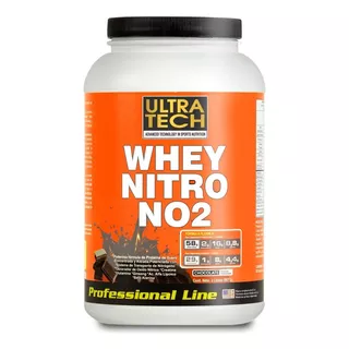 Whey Nitro No2 Ultra Tech Proteína Potenciada Proteína En Alta Concentración Con Creatina  Sabor Chocolate