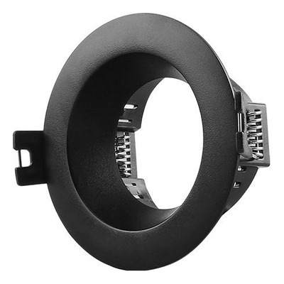 Pack X15 Cufa1 Negro Redondo 7,2cmø 1xgu10 Negro