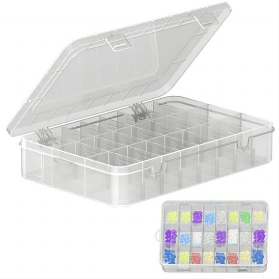 Caja Organizadora Plástica Transparente Para Decoración