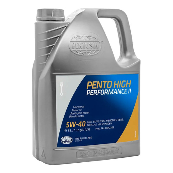 Aceite 100% Sintetico 5w40 Vw Audi Tdi Diesel Pentosi Aleman