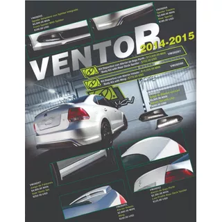 Kit Aerodinamico Original Vw Vento R 2014 - 2015