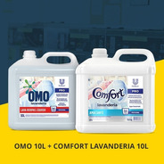 Detergente Omo E Comfort Lavanderia 10l