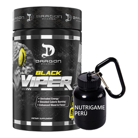 Black Viper 90 Cápsulas Quemador De Grasa - Tienda Fisica