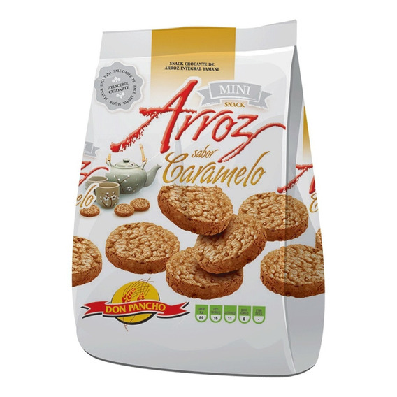 Snack De Arroz Mini Sabor Caramelo Don Pancho 45 G