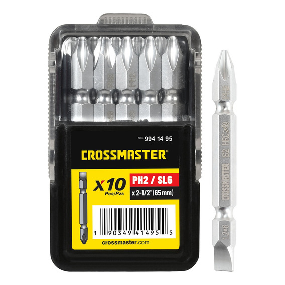 Puntas Atornillador Phillips Plano 10 U Crossmaster 9941495