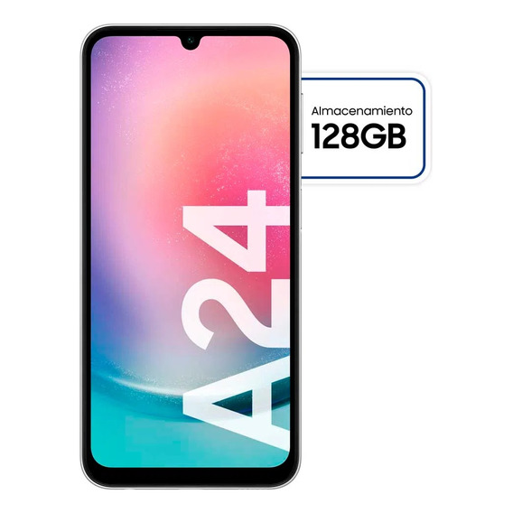 Celular Samsung Galaxy A24 128/6gb Plata Auricular De Regalo