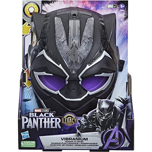 Máscara De Poder Marvel Black Panther Studios Legacy +3
