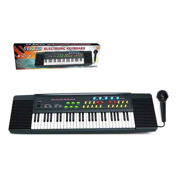 Organo Para Niños 54 Teclas Piano Con Microfono Y Usb St