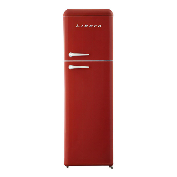 Refrigerador Retro 239 Litros Lrt-280dfrr Rojo Libero