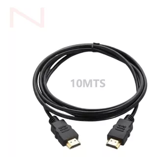 Cable Hdmi 10 Mts 1080p Full Hd Lcd Tv Pc Ps4 5 Xbox Bluray