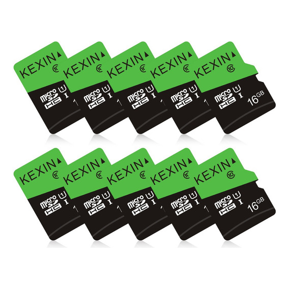 Kit De 10 Tarjeta De Memoria,kexin Micro Sd Card 16 Gb