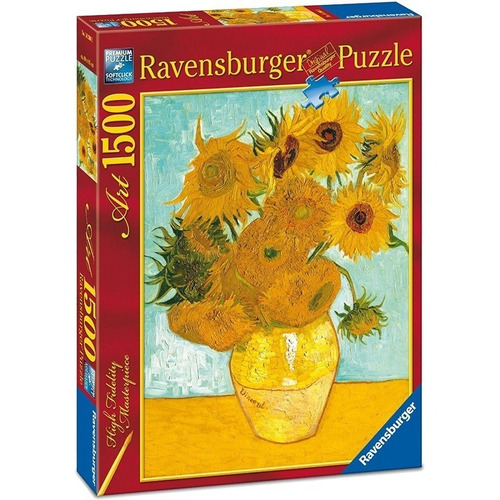 Rompecabezas Ravensburger Van Gogh Girasoles 1500 Piezas 14+