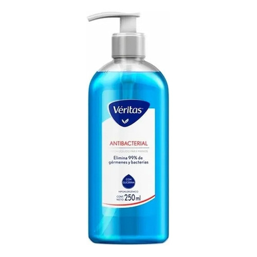 Veritas Jabón Líquido Antibacterial Botella 250ml