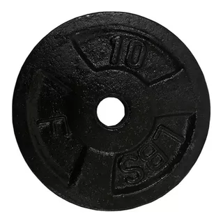 Disco De 10lb Hierro Para Mancuerna-barra- Pesa Gym 2.5cm 