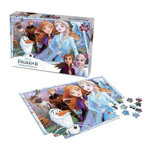 Rompecabezas Tapimovil Frozen II DFZ07834 de 120 piezas