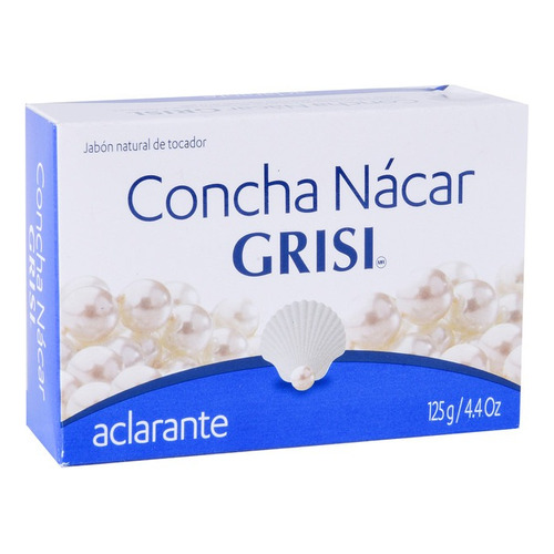 Jabón En Barra Grisi Concha Nácar 125g