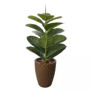 Planta Artificial Jiboia Com Vaso Polietileno Completo Cores