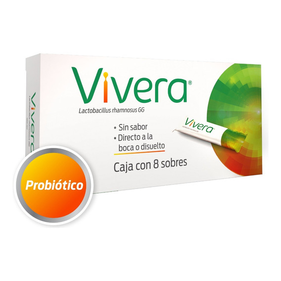 Vivera Lactobacillus Rhamnosus Gg Sobres 8 Unidades Sabor Sin Sabor