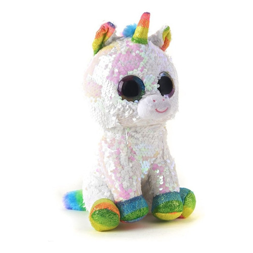 Unicornio Peluche 22cm Felpa Lentejuela Ty Flippables