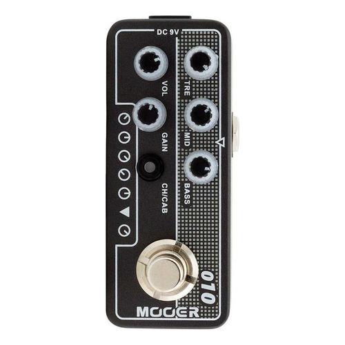 Micro Pedal Mooer Two Stones Pre-amp Mooer Color Negro