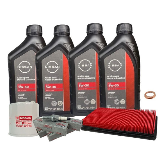 Kit De Afinacion Nissan March 2012-2021 Aceite 5w30