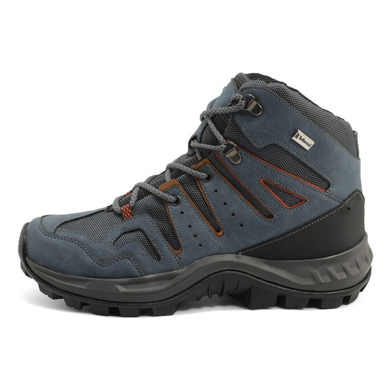 Bota Hombre Outdoor Azul Tellenzi 2324