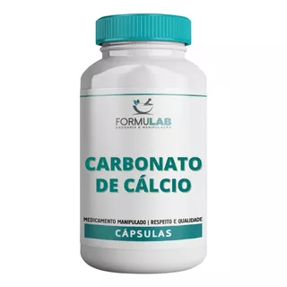 Carbonato De Cálcio 500mg 120 Cápsulas - Cálcio