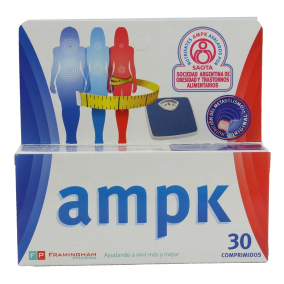 Suplemento En Comprimidos Framingham Pharma Ampk Adelgazante En Caja 30 Un