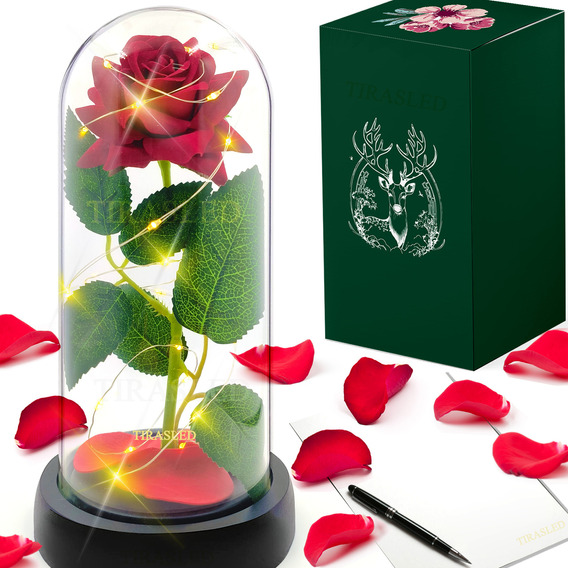 Dia De Las Madres Rosa Eterna Roja Regalo Perfecto Para Ella