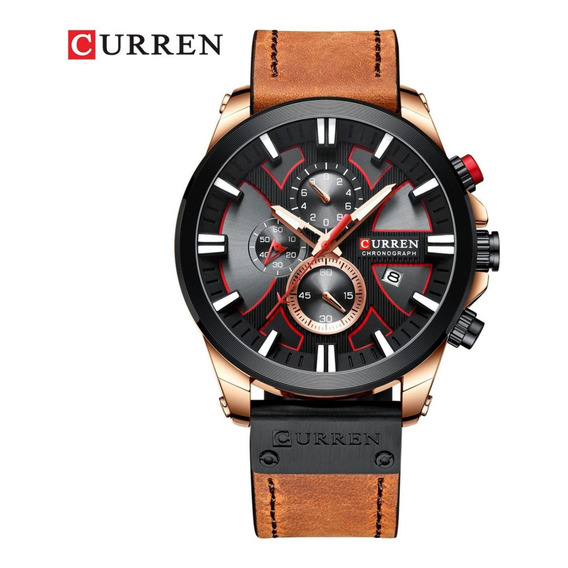 Reloj Para Hombre Curren Krec832011 Marrón