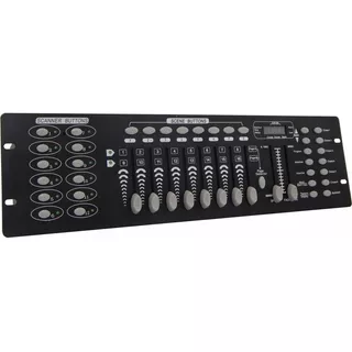 Mesa Dmx 512 Controladora 192 Canais Efeitos Cabo Dmx 220v