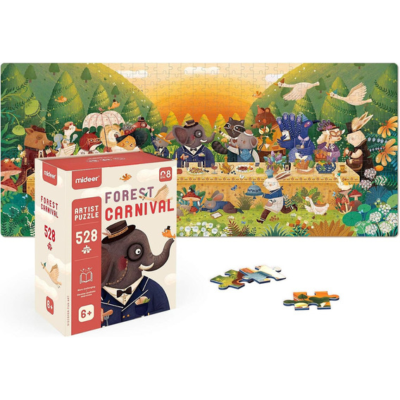 Puzzle Carnaval Al Atardecer - 528 Piezas - Mideer