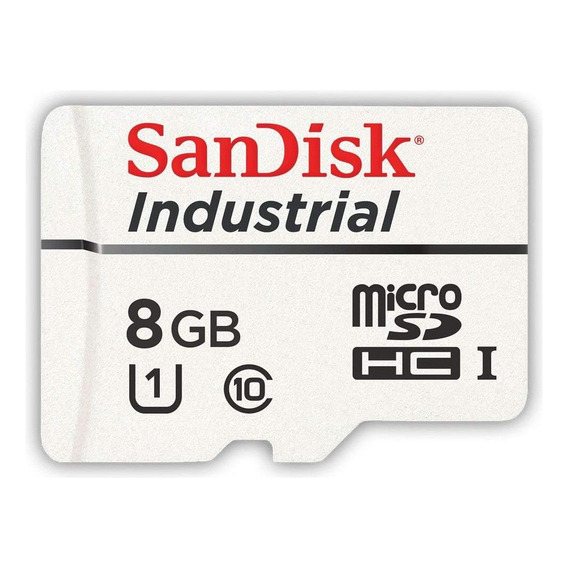 Sandisk Industrial Tarjeta Memoria Micro Sd 8 Gb Clase 10