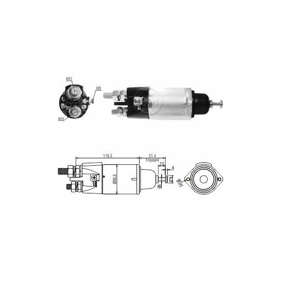 Solenoide O Automatico 24v M. Benz Atron Axor Zm 3898