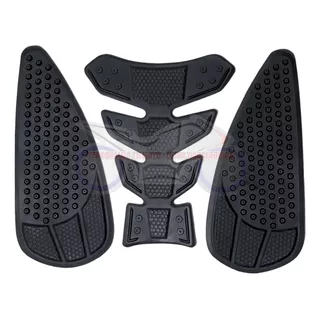 Kit Protector Tanque Moto En Caucho Con Stomp Grip Universal