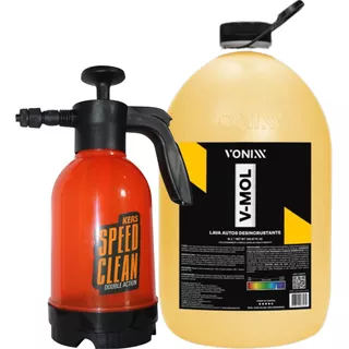 Pulverizador 3em1 Speed Clean Kers+ V-mol Shampoo Desincrust