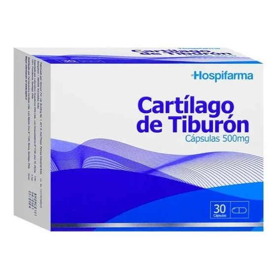 Cartílago De Tiburón 500 Mg X 30 Cápsulas