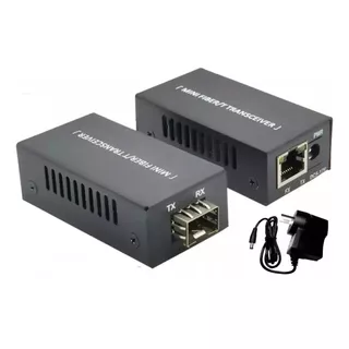 Media Converter Gigabit Sfp 1 Giga Fibra Minigbic / Mikrotik