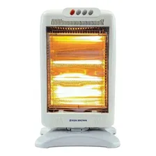 Ken Brown Kb2003 Estufa Calefactor Eléctrico Halogena 1200w 3 Temp Color Blanco