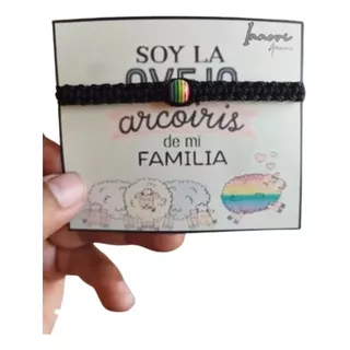 Lote 50 Pulseras Oveja Arcoiris