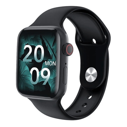 Reloj Inteligente Smartwatch Hw22, Serie 6 Android Ios Color De La Caja Negro