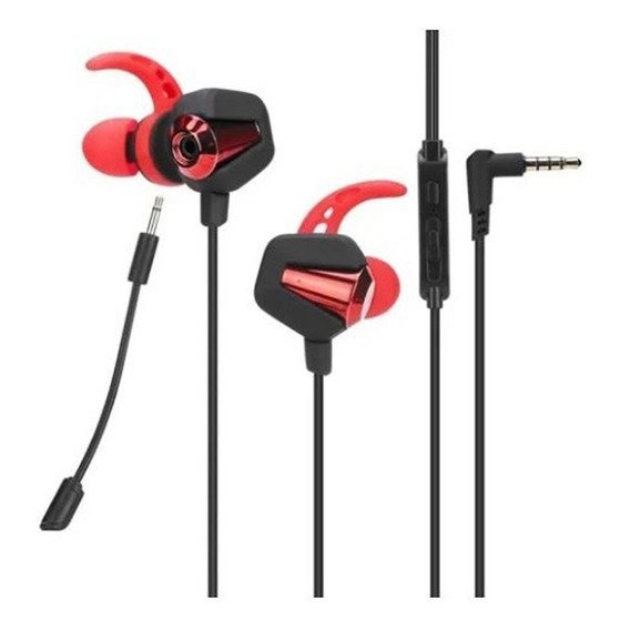 Auricular Marvo In Ear Gp-002 Gamer Color Negro