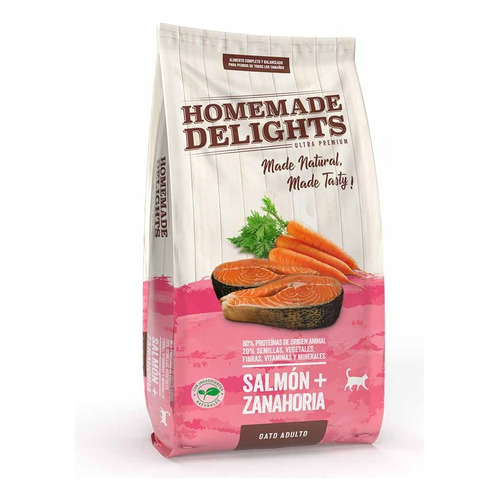 Homemade Delights Gato Salmon Y Zanahoria 1,5 Kg