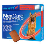 Nexgard Spectra 30-60kg Internos Y Externos Pastilla Tableta