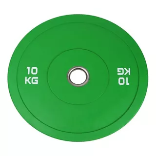Bumper Plate 10kg Disco Olímpico Musculación Gym - Sportex