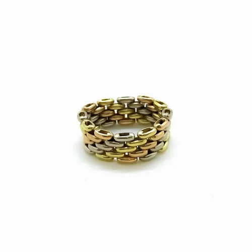 Anillo de oro tipo cadena hotsell