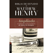 Biblia De Estudio Matthew Henry · Tapa Dura