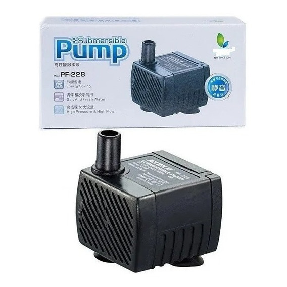 Mini Bomba Agua Para Fuente Bebedero Gato Perro 220 L/h Pf-2